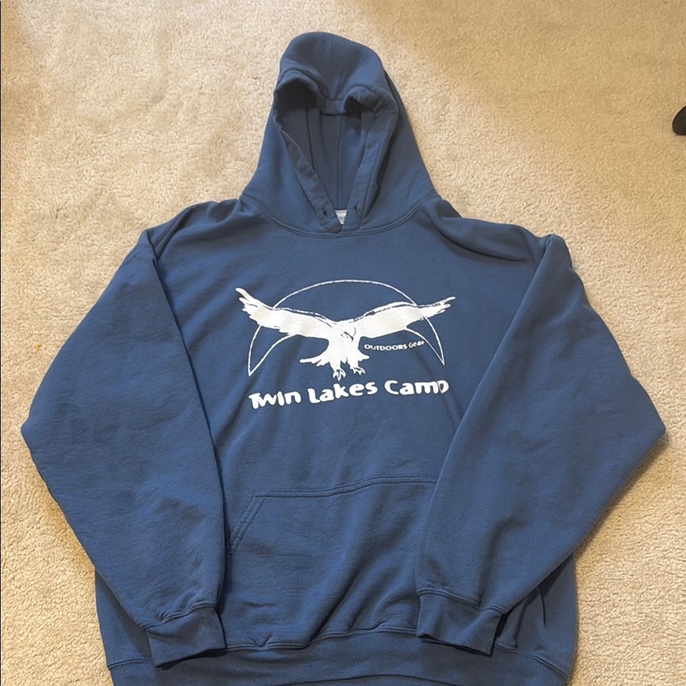 Blue Twin Lakes Camp Hoodie